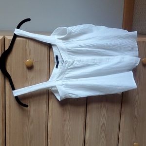 Jenni Kayne White Button Tank